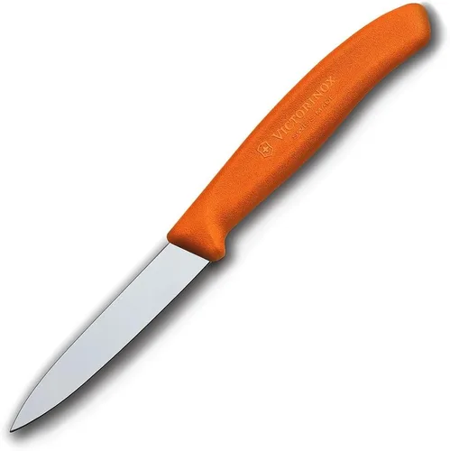 Vista 7 de Victorinox Cuchillo de pelar clásico suizo de 3.25 pulgadas con borde Negro