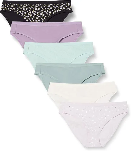 Vista 8 de Amazon Essentials Ropa interior de bikini de algodón y elastano para mujer (disponible en tallas grandes)