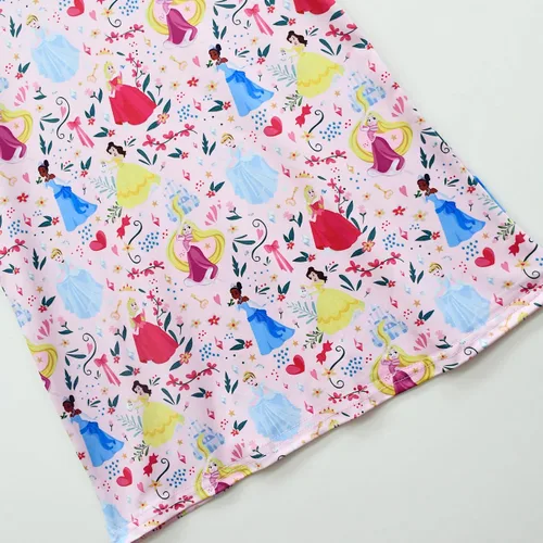 Vista 5 de WYYXXT Disfraz de princesa para niñas, vestido casual con estampado de dibujos animados