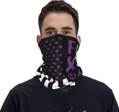 Vista 5 de Pasamontañas para el cuello para adultos, máscara facial multiusos, sin costuras, duradera, fina, transpirable, bandana