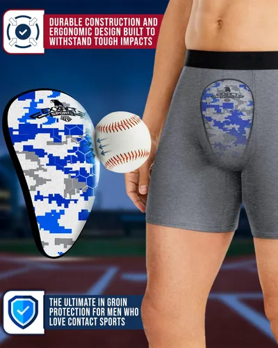 Vista 3 de Exxact Sports Copa atlética ligera para hombres y niños con borde suave comodidad para un apoyo superior, copa de béisbol para niños y jóvenes