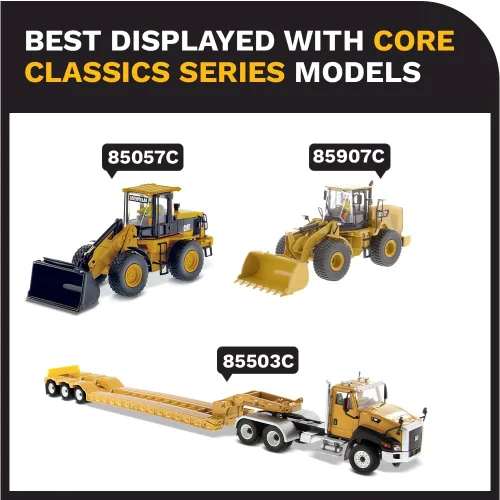 Vista 7 de Diecast Masters Cargador de ruedas Caterpillar 980K 1:50 - Configuración de roca - Core Classics Series 85296C