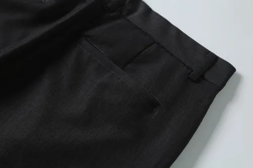 Vista 2 de JMIERR Pantalones de golf para hombre, elásticos, ajustados, para correr, viajes, trabajo, pantalones de vestir chinos para hombre