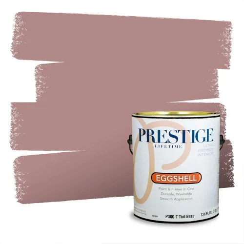 Vista 228 de Prestige Paints Pintura exterior e imprimación en uno, 1 galón, plano, coincidencia comparable de Valspar* Amber Rose*