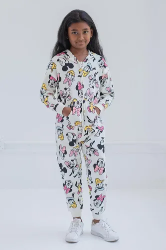 Vista 2 de Disney Mickey Mouse Goofy Donald Duck Daisy Duck - Overol de forro polar con cremallera para bebés y niños pequeños