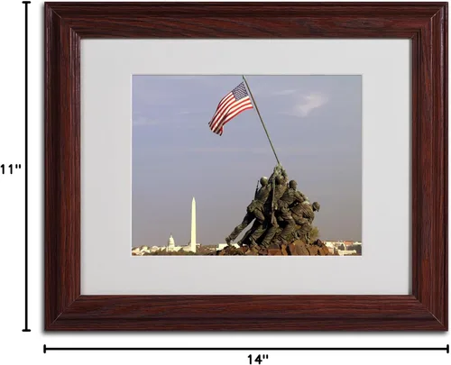Vista 5 de Trademark Fine Art CATeyes - Lienzo conmemorativo para pared, marco de madera, 11 x 14 pulgadas