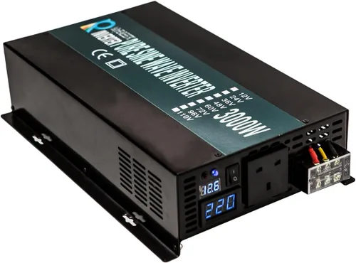 Vista 6 de WZRELB Inversor de corriente de onda sinusoidal pura de 1000W 48V 120V con 2 salidas de CA, inversor de coche
