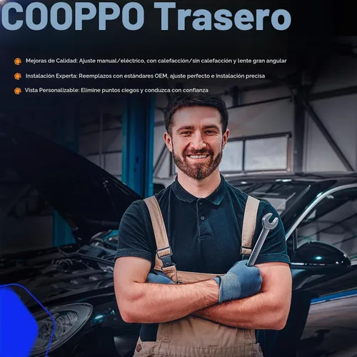 Vista 8 de ECCPP® par de espejos laterales, plegables manualmente, lado izquierdo y derecho, para 02-08 Econoline Van, A Pair E250 Van E350 Van E450 Van E550