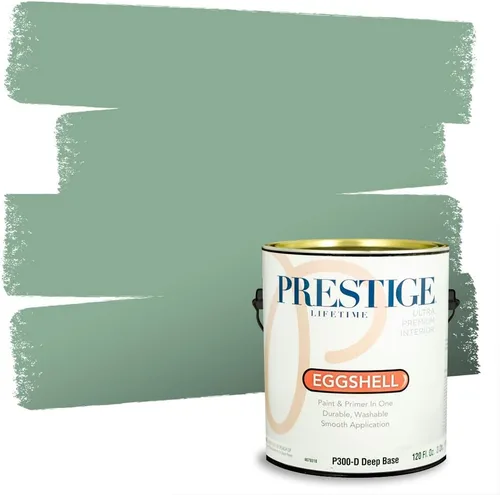 Vista 153 de Prestige Paints - 2 en 1, pintura base y pintura de exterior, E100-N-735BM