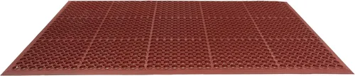 Vista 13 de Winco Alfombra de grado comercial, 3' x 5', rojo