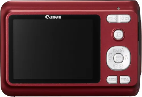 Vista 2 de Canon PowerShot A480 - Cámara digital de 10 MP con zoom óptico de 3,3 x y LCD de 2,5 pulgadas (rojo profundo)