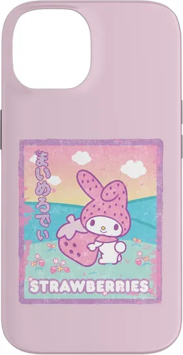 Vista 4 de Funda para iPhone 16 My Melody Strawberry Milk
