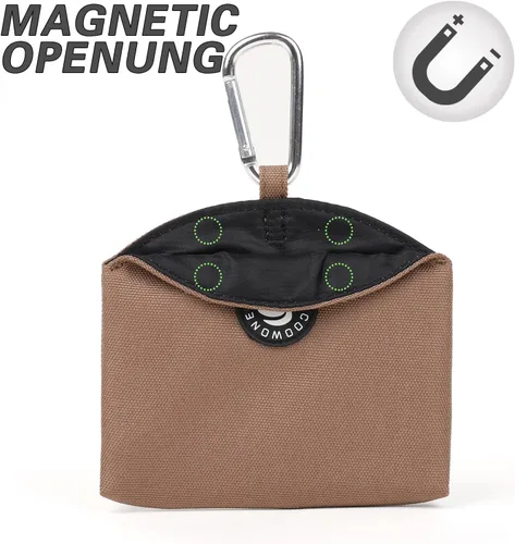 Vista 2 de Bolsa de golosinas para perros con cierre magnético, bolsa de entrenamiento para perros pequeños, tamaño de bolsillo, bolsa de golosinas para perros