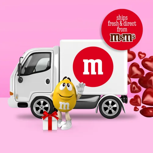 Vista 6 de M&M'S WORLD Galentine's Day - Caramelos de chocolate, 2 libras, celebra el amor con tu Galentine, regalo único para amigos, solteros y fiestas, crea