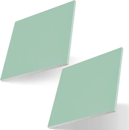 Vista 7 de Amylove Panel de reparación de paneles de yeso para reparar paredes (2 piezas, verde, 6 x 6 x 1/2 pulgadas)
