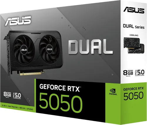 Vista 22 de ASUS Tarjeta gráfica para juegos Dual GeForce RTX 5050 de 8 GB GDDR6