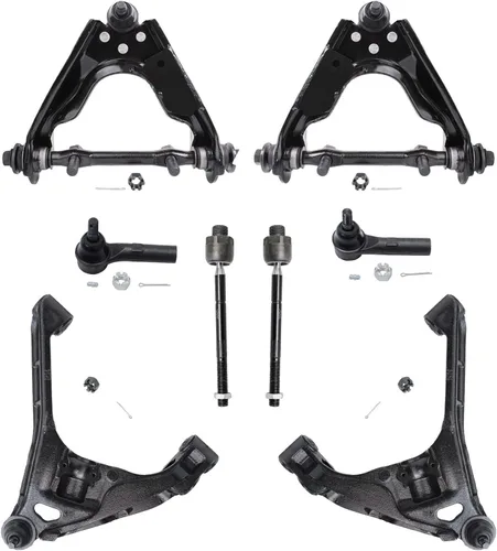 Vista 416 de Detroit Axle - Kit de brazos de control de extremo de 8 piezas para Toyota 2001-2003 Highlander 2002-2003 Camry Lexus ES300, 2 conjuntos de brazos
