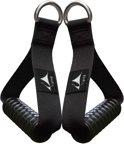 Vista 9 de Heavy Duty Gym Workout Handles Attachment for Cable Machine,Resistance Band,Pulley System Home Exercise Equipment, Comfortable and Stronger Grip