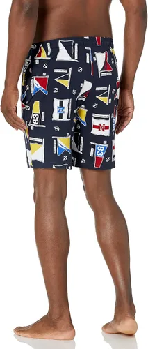 Vista 2 de Nautica Pantalones cortos de dormir de punto suave 100 algodón con cintura elástica para hombre