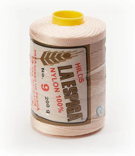 Vista 25 de N° 9 - 100% Cordón de Hilo de Nylon Omega para Tejer y Crochet - 01 Blanco