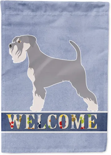 Vista 139 de Caroline's Treasures BB8334GF AIDI Bandera de jardín para perro de montaña del Atlas, bandera de buzón azul, bandera decorativa para patio exterior