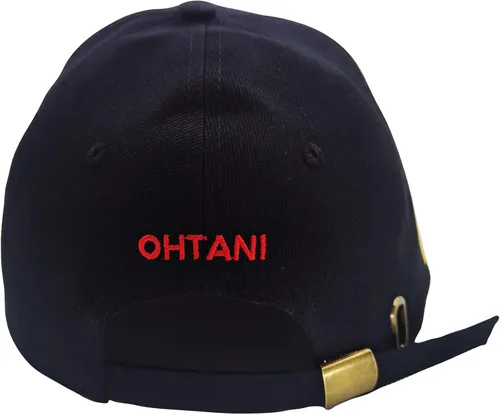 Vista 4 de #16 Ohtani Gorra de béisbol para hombre, Japón Samurai, ajustable, negro, gorra de béisbol bordada para mujer