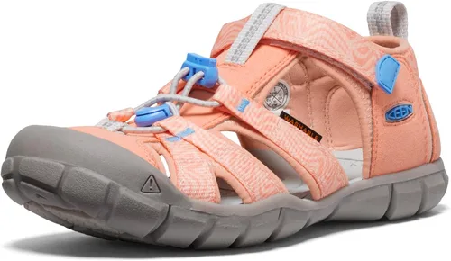 Vista 32 de KEEN Sandalias unisex para niños Seacamp 2 CNX con puntera cerrada Azul Azur/Blanco Estrella
