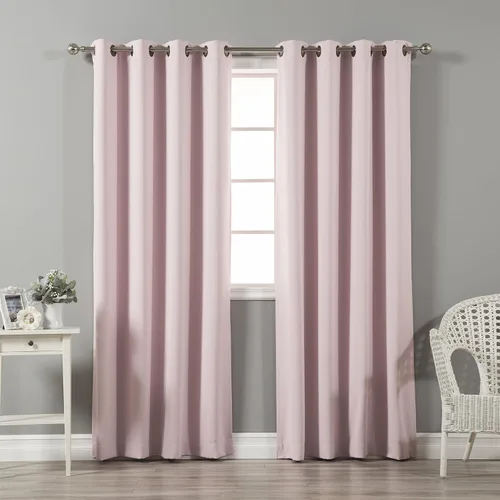 Vista 56 de Best Home Fashion Cortinas opacas aisladas térmicamente - Parte superior del ojal de bronce antiguo - 52" de ancho x 84" Largo - (Juego de 2 Paneles)