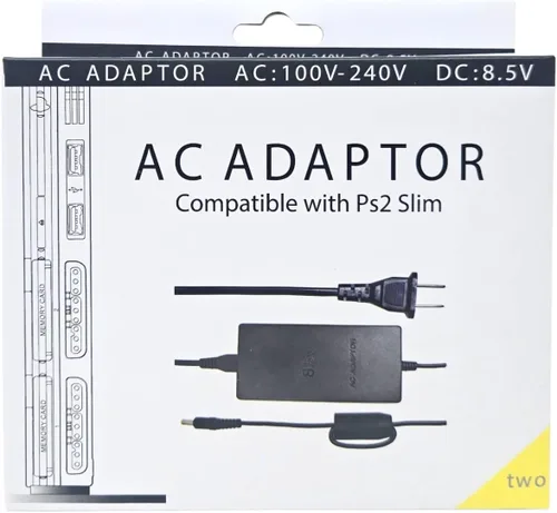 Vista 5 de Old Skool PS2 Adaptador de corriente alterna para Sony PlayStation 2 Slim