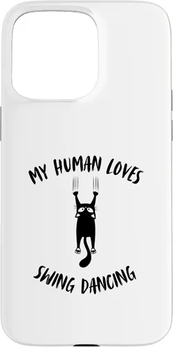 Vista 28 de My Human Loves Swing Dancing - Cat Parent Hobby Lover Case for iPhone 16