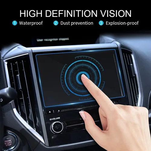 Vista 3 de INTGET Protector de pantalla de navegación para Subaru Impreza Crosstrek Forester Ascent Accesorios 2019 2020 2021 2022 2023 Pantalla táctil central