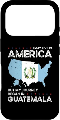 Vista 48 de Funda para iPhone 17, diseño de patriota guatemalteco estadounidense