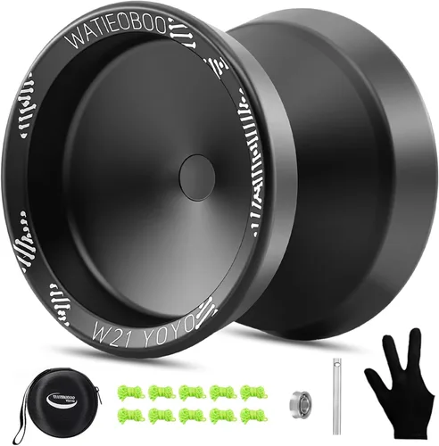 Vista 12 de Yoyo R8 Responsive Yoyo para principiantes, Yoyos profesionales no responsivos para adultos Pro Yoyos de trucos de metal con kit de rodamientos Yo