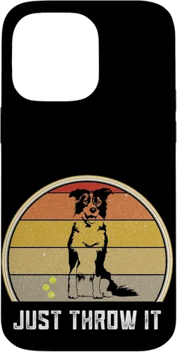 Vista 21 de iPhone 16 Just Throw It Border Collie Women Men Herding Dog Ball Fetch Case