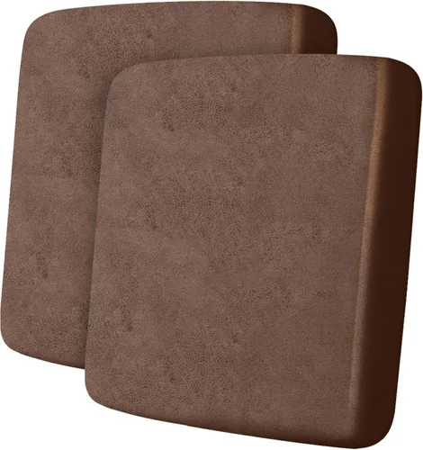 Vista 30 de ANARACHON Fundas de cojín de sofá con aspecto de cuero, juego de fundas de asiento de sofá, protector de muebles para sillón seccional, sofá biplaza