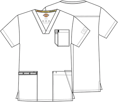 Vista 8 de Dickies EDS Essentials - Camiseta con cuello en V para hombre DK645 Pewter