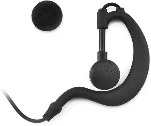 Vista 2 de PROMAXPOWER Auricular giratorio en forma de G de 1.5 cables con micrófono PTT para Motorola CLS1110, CLS1420, CP200, RDM2070D, R2 y más