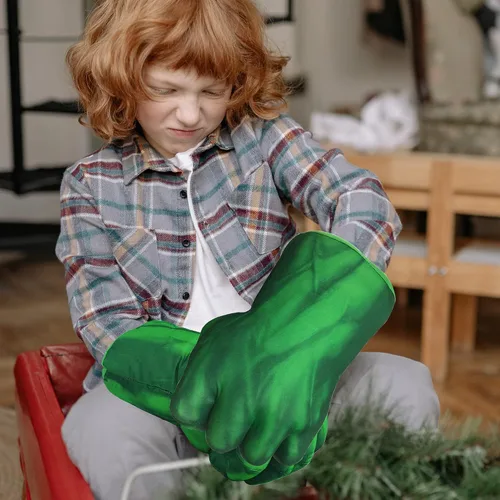 Vista 4 de Guantes de boxeo, guantes de disfraces para niños y niñas, Navidad, Halloween, regalo de cumpleaños