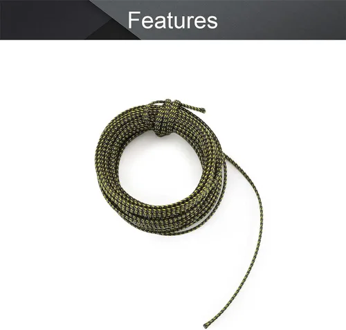 Vista 3 de Othmro 1 cable protector de cable expandible de PET de 393.7 pulgadas/32.8 pies, cable de tubo de telar de 0.16 pulgadas de ancho, funda flexible