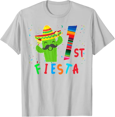 Vista 47 de Camiseta mexicana para fiesta temática de cumpleaños a juego, Negro, S