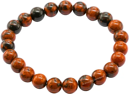 Vista 222 de Amazing Gemstone Crystal Bracelet for Women Men's Gifts - Protection Healing Crystal Bracelet - 8mm Gemstone Beaded Stretchable Bracelet Pulseras