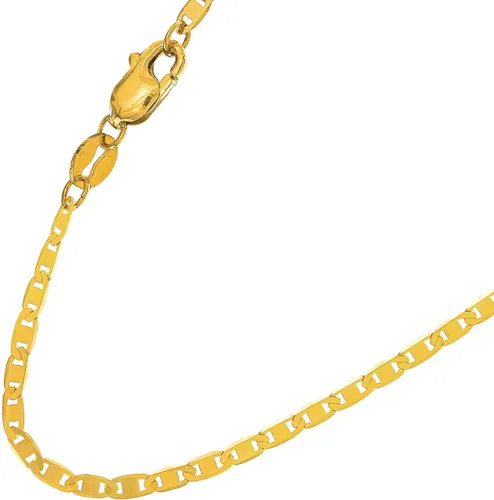 Vista 4 de Collar de cadena Mariner de oro amarillo macizo de 14 quilates de 0.067 in - 16, 18, 20, 24 pulgadas