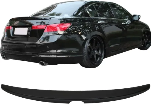 Vista 17 de IKON MOTORSPORTS Alerón de maletero compatible con Honda Accord Sedan 2008-2012 de 4 puertas, estilo de fábrica pintado #B552P Bali Blue Pearl ABS