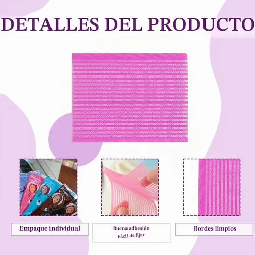 Vista 3 de 10 piezas de almohadillas para el cabello con volumen para el cabello, clips de peinado para seccionar y levantar, accesorios reutilizables