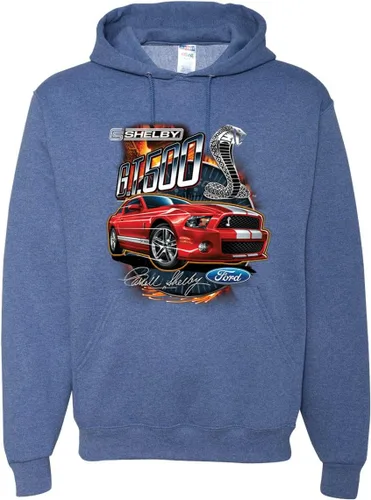 Vista 10 de Wild Bobby Shelby GT500 Cobra - Sudadera con capucha con diseño oficial de Ford Motors Cars and Trucks