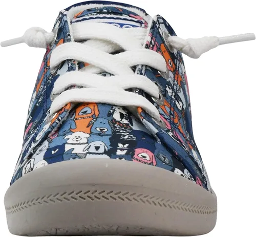 Vista 2 de Skechers BOBS - Tenis de playa para mujer. Bingo-Dog House Party