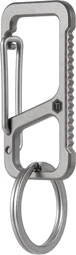 Vista 8 de KeyUnity Keychain Carabiner Clip, Anti-Lost Quick Release Titanium Key Holder, 2 inch Key Organizer Heavy Duty for Men & Women