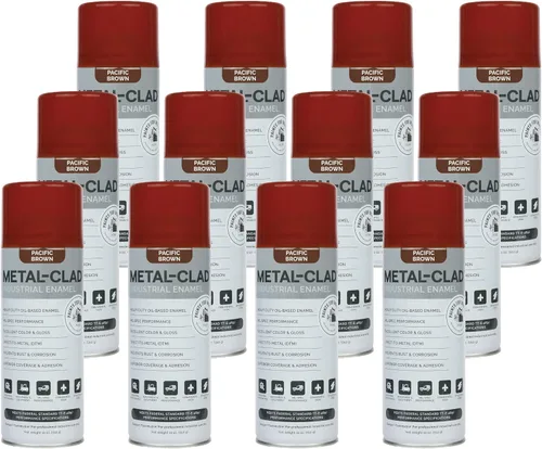 Vista 14 de Pinturas para la industria Esmalte industrial, Pintura en aerosol - Maquinaria de hierro de metal de acero - 1 lata (aluminio metálico) 9-S-1423