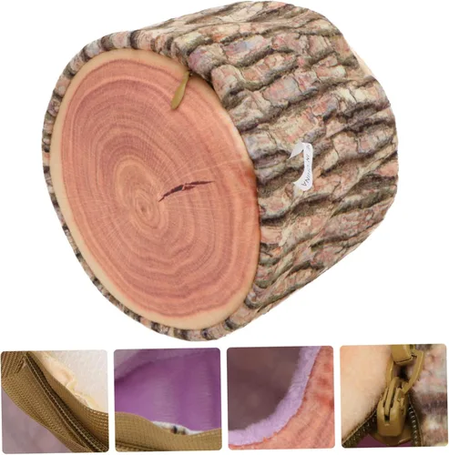 Vista 8 de COLLBATH Caja de pañuelos de árbol marrón claro, organizador de servilletas, soporte para pañuelos faciales para oficina en casa, contenedor