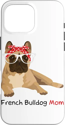 Vista 19 de French Bulldog Mom Bandana Womens Frenchie Case for iPhone 17